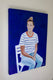 Original art for sale at UGallery.com | White Chair by Carey Parks | $3,600 | acrylic painting | 42' h x 32' w | thumbnail 2