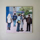 Original art for sale at UGallery.com | A Conversation by Carey Parks | $3,100 | mixed media artwork | 36' h x 36' w | thumbnail 3