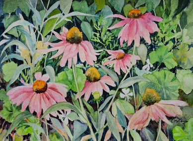 watercolor painting by Catherine McCargar titled Joys of Summer