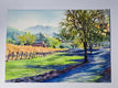 Original art for sale at UGallery.com | The Vinedresser's Cottage by Catherine McCargar | $1,200 | watercolor painting | 14' h x 20' w | thumbnail 3