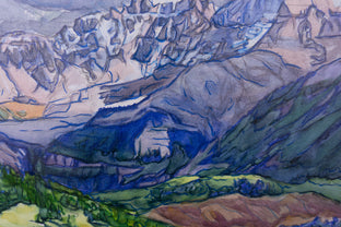 Stormy Day in the San Juans by Crystal DiPietro |   Closeup View of Artwork 