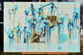 Original art for sale at UGallery.com | Whispering Winds of November by Cynthia Ligeros | $1,300 | acrylic painting | 24' h x 36' w | thumbnail 3