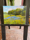 Original art for sale at UGallery.com | Sunny Blues by David Forks | $475 | acrylic painting | 8' h x 10' w | thumbnail 3