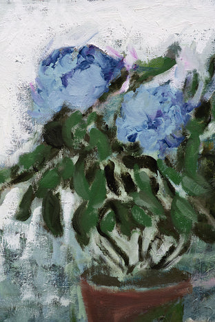 Mom’s Flowers on the Table by David Kihlberg |   Closeup View of Artwork 