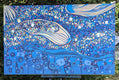 Original art for sale at UGallery.com | Celestial Entities by Diana Elena Chelaru | $3,100 | acrylic painting | 30' h x 48' w | thumbnail 3