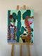 Original art for sale at UGallery.com | Walking in the Jungle #1 by Diana Rosa | $2,225 | acrylic painting | 30' h x 24' w | thumbnail 3