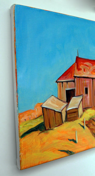 Potomac Highlands WV Barn in Autumn by Doug Cosbie |  Side View of Artwork 