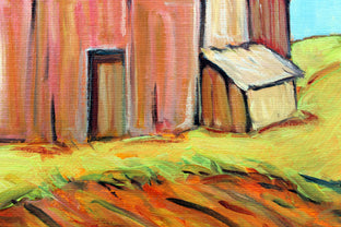 Potomac Highlands WV Barn in Autumn by Doug Cosbie |   Closeup View of Artwork 