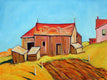 Original art for sale at UGallery.com | Potomac Highlands WV Barn in Autumn by Doug Cosbie | $400 | oil painting | 12' h x 16' w | thumbnail 1