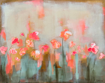 acrylic painting by Drew Noel Marin titled Rooted in Light