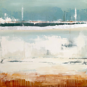 acrylic painting by Drew Noel Marin titled Silver Lining