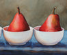 Original art for sale at UGallery.com | Orchard Blues by Dwight Smith | $650 | watercolor painting | 15' h x 22' w | thumbnail 2