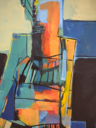 Midnight Swim by Gail Ragains |   Closeup View of Artwork 