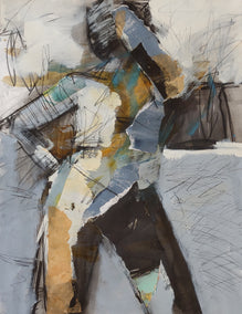 mixed media artwork by Gail Ragains titled The Dancer #5