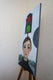 Original art for sale at UGallery.com | Indecision by Galya Popova | $1,950 | oil painting | 15.7' h x 31.4' w | thumbnail 2