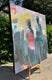 Original art for sale at UGallery.com | The Offense of Honesty by Gena Brodie Robbins | $13,500 | oil painting | 72' h x 72' w | thumbnail 2