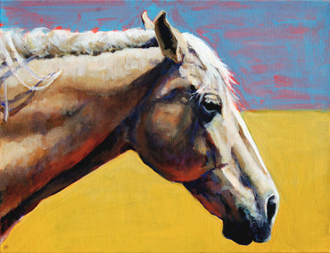 acrylic painting by Heather Foster titled Summer Horse