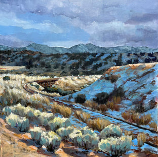 Tracks to Lamy in Early Spring by Heather Foster |  Artwork Main Image 