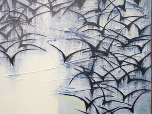 Overhead Migration by Heidi Hybl |   Closeup View of Artwork 