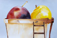 Original art for sale at UGallery.com | Proper Pollination by Dwight Smith | $650 | watercolor painting | 15' h x 22' w | thumbnail 1