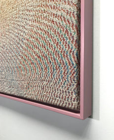 fiber artwork by Jack R. Mesa titled Sound as Paint 8 (Soft Synesthesia)