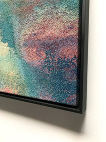 fiber artwork by Jack R. Mesa titled Japanese Lake (Distorted by My Wife's Voice)