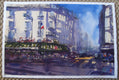 Original art for sale at UGallery.com | Cafe le Select by James Nyika | $900 | watercolor painting | 15' h x 22' w | thumbnail 3