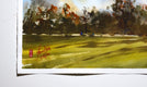 Original art for sale at UGallery.com | Fairwood Park Sunset by James Nyika | $700 | watercolor painting | 15' h x 22' w | thumbnail 2