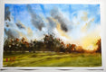 Original art for sale at UGallery.com | Fairwood Park Sunset by James Nyika | $700 | watercolor painting | 15' h x 22' w | thumbnail 3