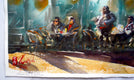 Original art for sale at UGallery.com | Le Bistrot Vivienne by James Nyika | $975 | watercolor painting | 22' h x 30' w | thumbnail 2