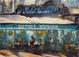 Original art for sale at UGallery.com | Le Bistrot Vivienne by James Nyika | $975 | watercolor painting | 22' h x 30' w | thumbnail 1