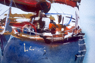 Moored by James Nyika |   Closeup View of Artwork 