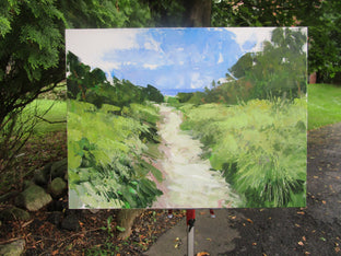 Beach Path by Janet Dyer |  Context View of Artwork 