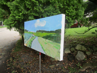 Middle Way by Janet Dyer |  Side View of Artwork 