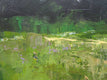 Original art for sale at UGallery.com | Sun on the Marsh by Janet Dyer | $700 | acrylic painting | 12' h x 24' w | thumbnail 4