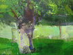 Original art for sale at UGallery.com | Trees in Sunlight by Janet Dyer | $975 | acrylic painting | 20' h x 20' w | thumbnail 4
