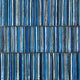 Original art for sale at UGallery.com | Blue Triple Stripes by Janet Hamilton | $950 | oil painting | 20' h x 20' w | thumbnail 1