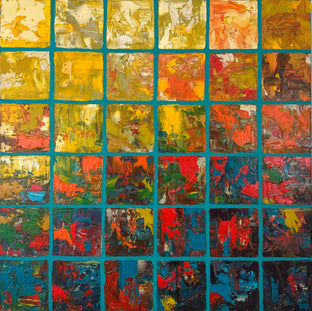 Sunset Squares by Janet Hamilton |  Artwork Main Image 