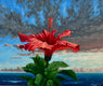 Original art for sale at UGallery.com | Hibiscus Sunset by Jay Jensen | $1,400 | oil painting | 20' h x 24' w | thumbnail 1