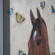 Original art for sale at UGallery.com | Kintsugi Horse-Metamorphosis by Jennifer Ross | $950 | mixed media artwork | 24' h x 24' w | thumbnail 2