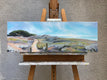 Original art for sale at UGallery.com | Moonstone by Jesse Aldana | $800 | oil painting | 10' h x 30' w | thumbnail 3