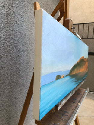 Sunrise, Port San Luis by Jesse Aldana |  Side View of Artwork 