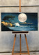 Original art for sale at UGallery.com | Super Moon by Jesse Aldana | $2,400 | oil painting | 24' h x 48' w | thumbnail 3