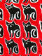 Original art for sale at UGallery.com | 36 Black Cats by Jessica JH Roller | $350 | acrylic painting | 12' h x 12' w | thumbnail 4