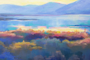 The Last Light on the Marsh by Jinny Tomozy |   Closeup View of Artwork 