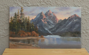 Sunrise in the Grand Tetons by Joanie Ford |  Context View of Artwork 