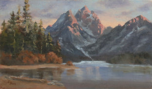 Sunrise in the Grand Tetons by Joanie Ford |  Artwork Main Image 