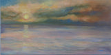 Original art for sale at UGallery.com | Unveiling the Light by Joanie Ford | $475 | oil painting | 12' h x 24' w | thumbnail 1