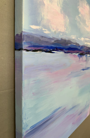 Lake Champlain Sailing by JoAnn Golenia |  Side View of Artwork 