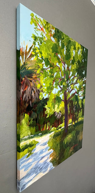 Summer Hike by JoAnn Golenia |  Side View of Artwork 